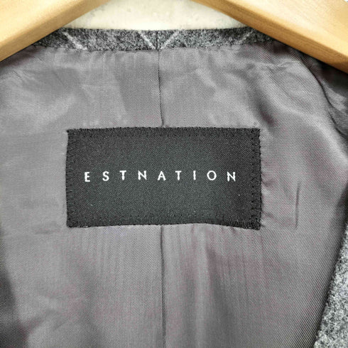 エストネーション ESTNATION VITALE BARBERIS CANONICO ストライプベスト メンズ 50