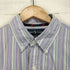 ラルフローレン RALPH LAUREN CUSTOM FIT ストライプ柄ポニー刺繍BDシャツ メンズ L