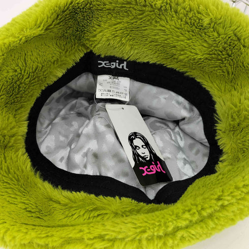 エックスガール X-girl FAUX FUR BUCKET HAT フェイクファーバケットハット レディース ONE SIZE