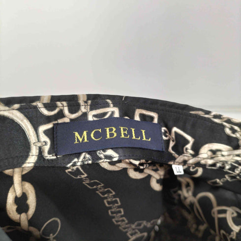 MCBELL チェーン柄 ポリエステル 長袖シャツ メンズ JPN:XL