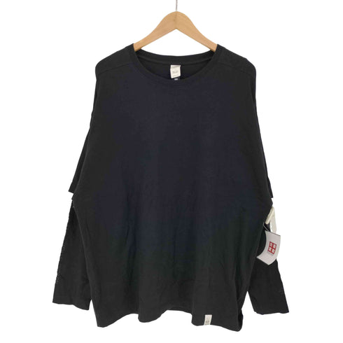 マジックスティック MAGIC STICK ENTERTAINMENT 袖プリント フェイクレイヤード 長袖 Tシャツ メンズ JPN:M