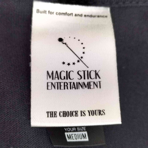 マジックスティック MAGIC STICK ENTERTAINMENT 袖プリント フェイクレイヤード 長袖 Tシャツ メンズ JPN:M