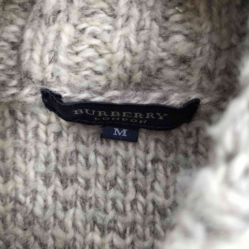 バーバリーロンドン BURBERRY LONDON ラムウール ケーブルニット タートルネック ニット セーター メンズ import:M
