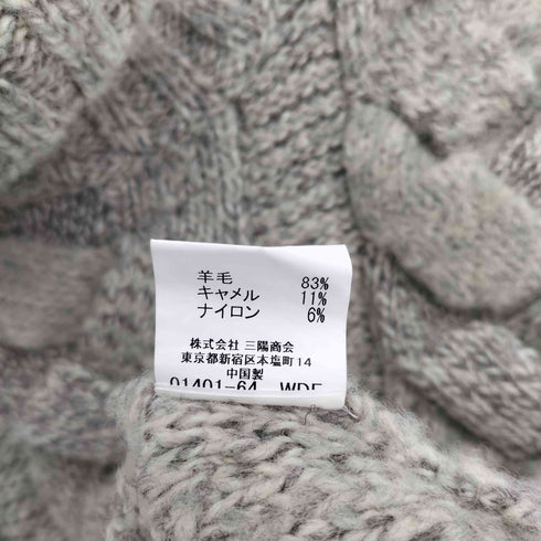 バーバリーロンドン BURBERRY LONDON ラムウール ケーブルニット タートルネック ニット セーター メンズ import:M