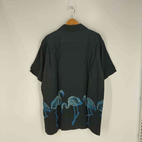 アロハブロッサム Aloha Blossom Flamingo Aloha Shirts メンズ JPN:44
