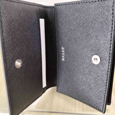 バリー BALLY エンボスレザー ビジネスカードホルダー 名刺入れ メンズ