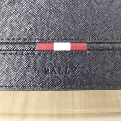 バリー BALLY エンボスレザー ビジネスカードホルダー 名刺入れ メンズ