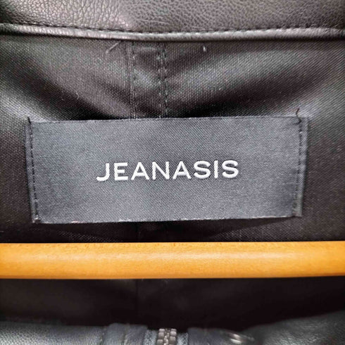 ジーナシス JEANASIS ヴィーガンレザーモンスターパーカー レディース FREE