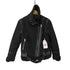 ザラ ZARA フェイクムートン ボア ダブルライダース ジャケット レディース JPN:S