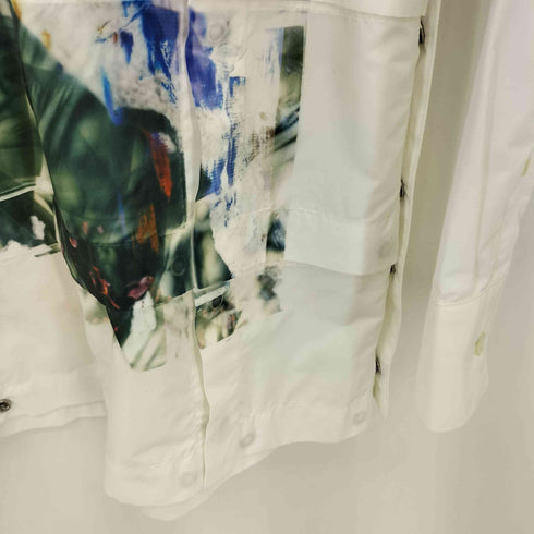 JIVELTA ジベルタ PANEL PRINT SHIRT パネルプリント L/S シャツ メンズ