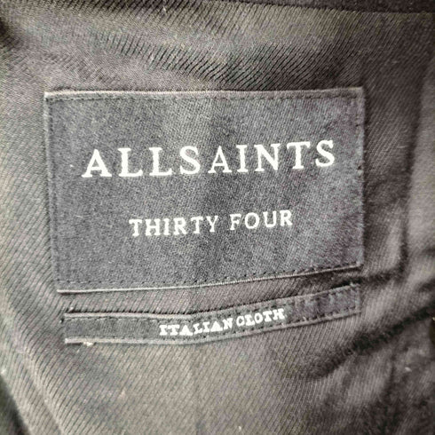 オールセインツ ALLSAINTS 襟切替ウールチェスターコート メンズ XS