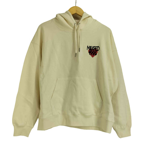 ミルクフェド MILKFED. SPRAY LOGO SWEAT HOODIE レディース JPN:M