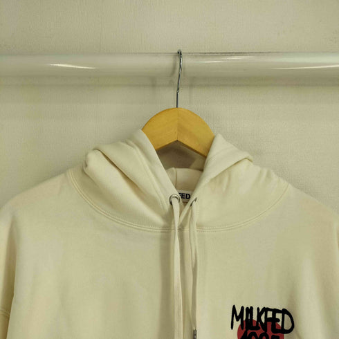ミルクフェド MILKFED. SPRAY LOGO SWEAT HOODIE レディース JPN:M