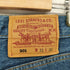 リーバイス Levis 90s 96年6月 USA製 ボタン裏501刻印 501 ストレート ボタンフライ デニムパンツ メンズ W31 L32