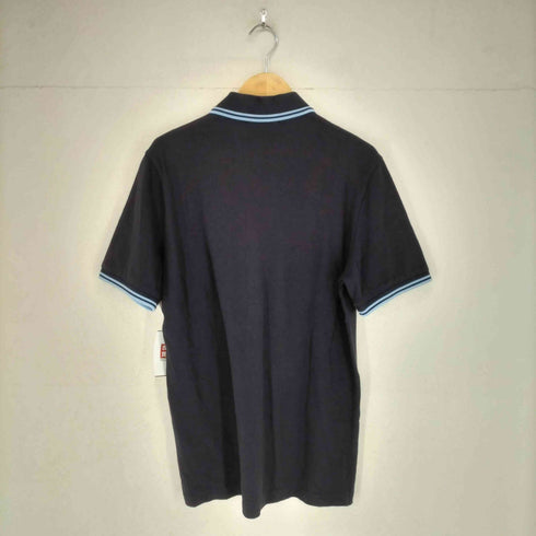 フレッドペリー FRED PERRY イングランド製 ワンポイント刺繍鹿の子ポロシャツ メンズ 42