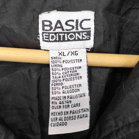 ベーシックエディションズ BASIC EDITIONS 90S 柄入りフルジップライトアウター メンズ import:XL