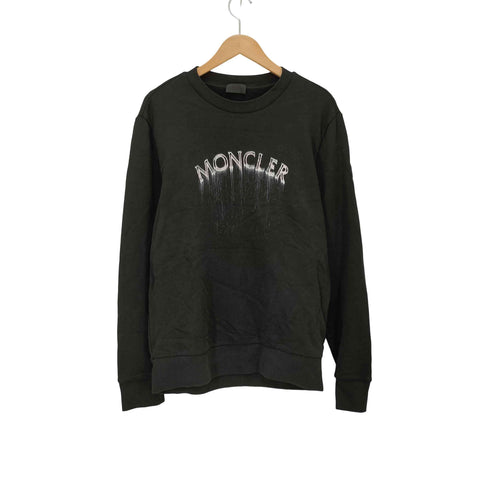 モンクレール MONCLER 24SS フロントロゴプリント クルーネックスウェット メンズ JPN:L