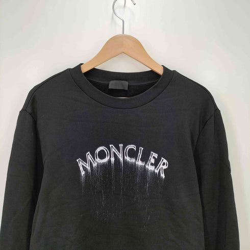 モンクレール MONCLER 24SS フロントロゴプリント クルーネックスウェット メンズ JPN:L