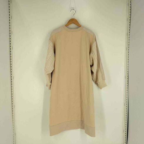 ビームスハート BEAMS HEART 24AW 異素材コンビ ボア ワンピース レディース ONE SIZE