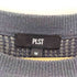 プラステ PLST 24AW ラメメッシュフレンチスリーブセーター レディース