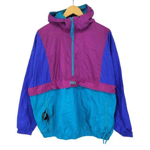 コロンビアスポーツウェア Columbia Sportswear 90S マレーシア製 アノラックパーカー レディース import:XL