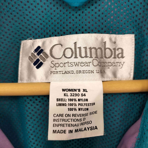 コロンビアスポーツウェア Columbia Sportswear 90S マレーシア製 アノラックパーカー レディース import:XL