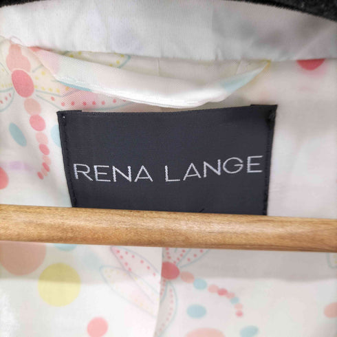 RENA LANGE フリル ツイードジャケット レディース 40