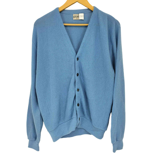 クラシック CLASSICS USA製 アクリルニットカーディガン メンズ import:L