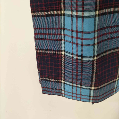 ジュンコシマダ JUNKO SHIMADA Y2K チェック プリーツ ラップスカート レディース