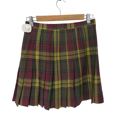 ビームスボーイ BEAMS BOY Y2K タータン KILTミドルスカート プリーツ レディース