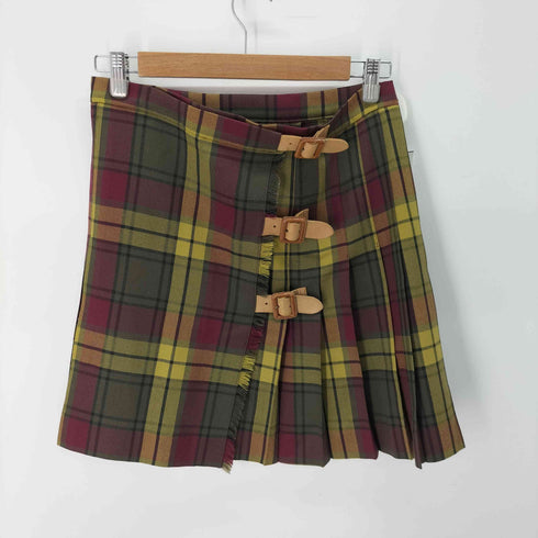 ビームスボーイ BEAMS BOY Y2K タータン KILTミドルスカート プリーツ レディース