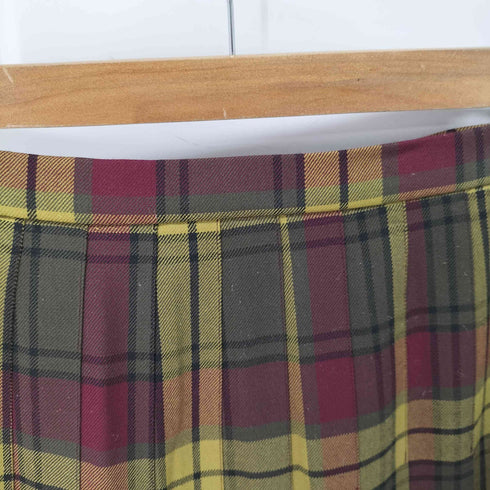 ビームスボーイ BEAMS BOY Y2K タータン KILTミドルスカート プリーツ レディース