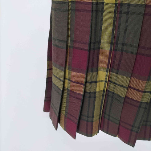 ビームスボーイ BEAMS BOY Y2K タータン KILTミドルスカート プリーツ レディース