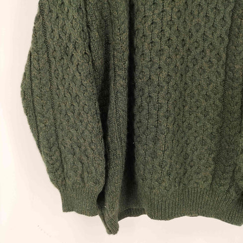 アランクラフト aran crafts MERINO WOOL ケーブル編み ニット メンズ  XL