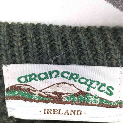 アランクラフト aran crafts MERINO WOOL ケーブル編み ニット メンズ  XL