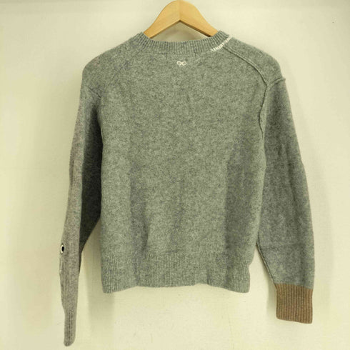 アニヤハインドマーチ ANYA HINDMARCH ウール100% クルーネック セーター レディース JPN:L