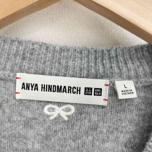 アニヤハインドマーチ ANYA HINDMARCH ウール100% クルーネック セーター レディース JPN:L