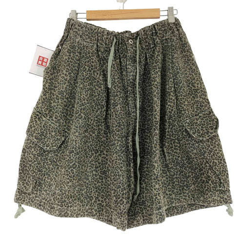 ペルーシュ Perushu レオパード柄 コットンショーツ メンズ M