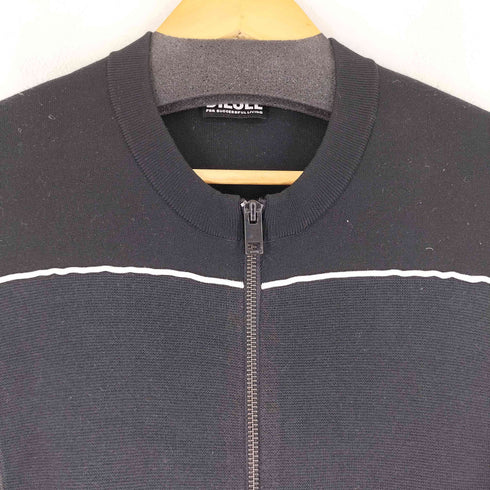 ディーゼル DIESEL K-WICHITA ZIP ノーカラー ニット ジップアップジャケット メンズ S