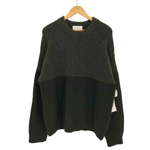 トゥモローランドトリコ TOMORROWLAND tricot アルパカ カシミヤ混 生地切替 ニット レディース JPN:M