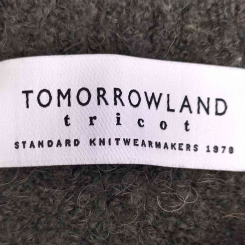 トゥモローランドトリコ TOMORROWLAND tricot アルパカ カシミヤ混 生地切替 ニット レディース JPN:M