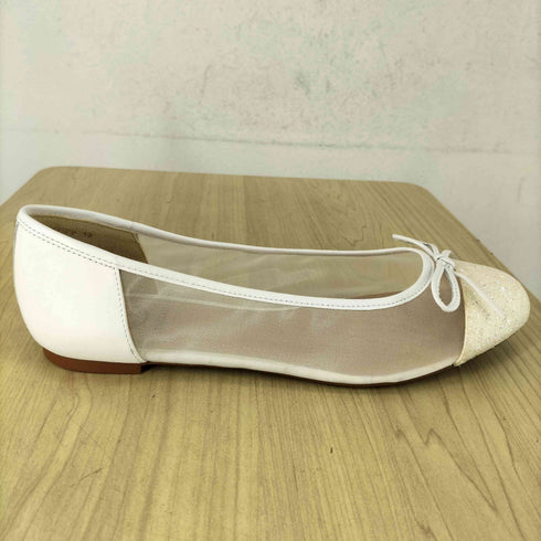 スタッカート STACCATO ラメデザイン メッシュフラットパンプス レディース 24.5