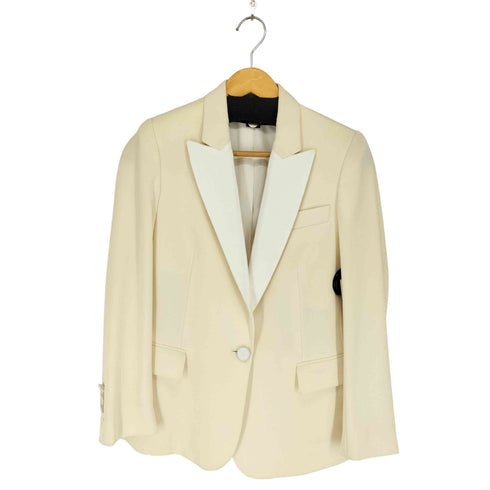 ステラマッカートニー STELLA McCARTNEY ピークドラペル 1Bテーラードジャケット レディース 36