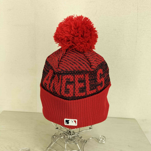 ニューエラ NEW ERA ロゴ刺繍 ボンボン ビーニー帽 メンズ