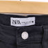 ザラ ZARA Wide Leg Black Denim ワイド レッグ ブラック デニム レディース 28