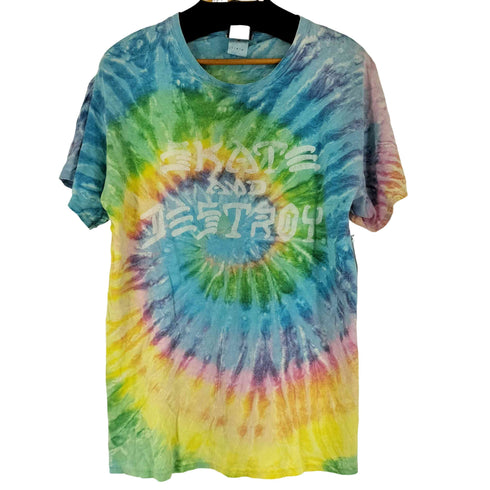 スラッシャー THRASHER タイダイ柄 S/S Tシャツ メンズ import:L