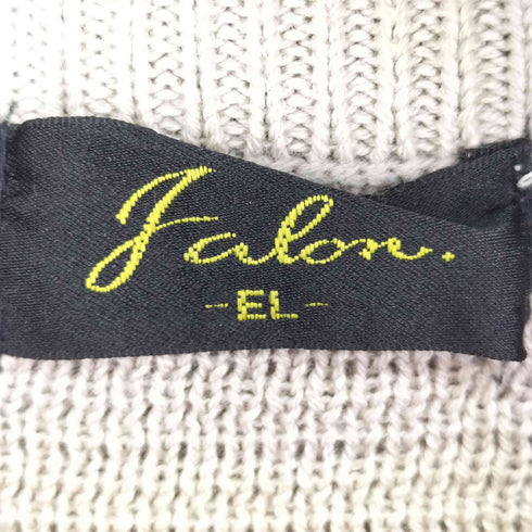 Falon ワッペン ニットセーター メンズ