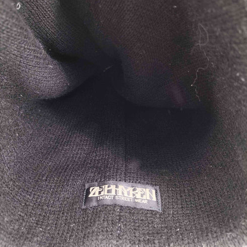 ゼファレン ZEPHYREN 総柄ボンボンニット帽 メンズ