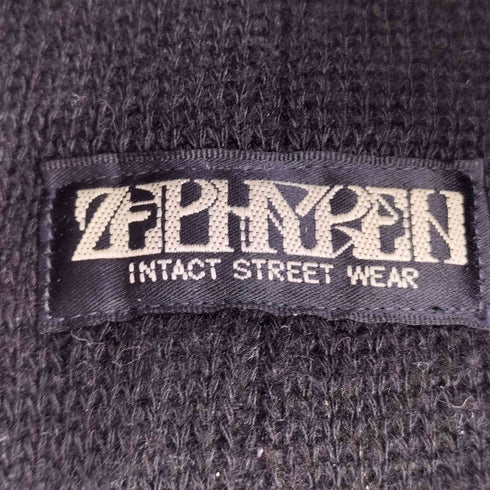 ゼファレン ZEPHYREN 総柄ボンボンニット帽 メンズ