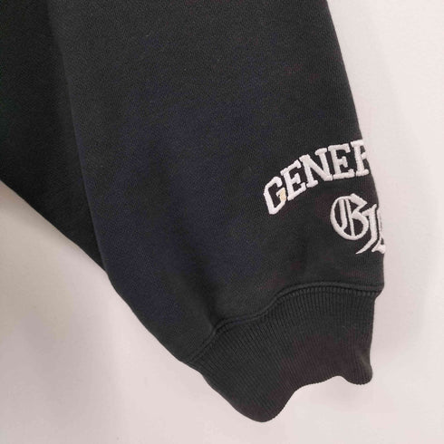 GENERATE ロゴ刺繍 ジップアップフーディー メンズ L